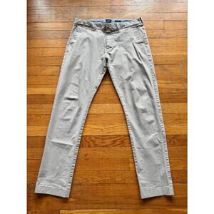 JCREW ‘Driggs’ Flex Khaki Chinos Mens sz 33x32